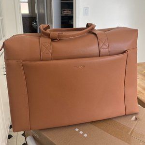 New In Box Monos Metro Duffle Saddle Tan